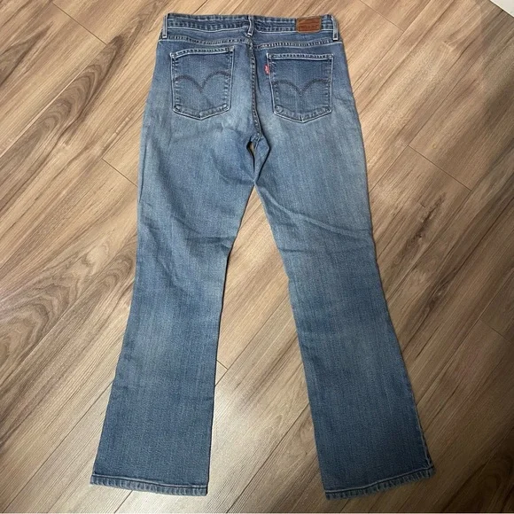 Levi's 715 bootcut Light Blue Jeans size 29 - Picture 2 of 3